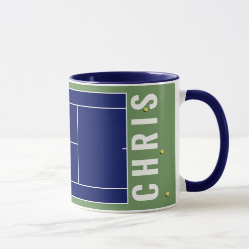 Personalized Tennis Mug