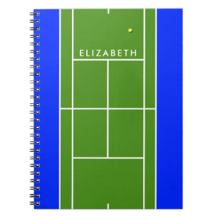 Personalized Tennis Notebook