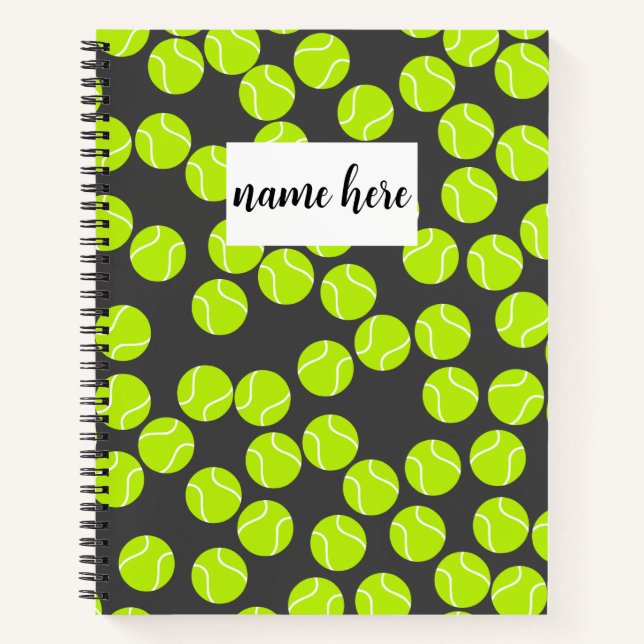 Personalized Tennis Notebook (Front)