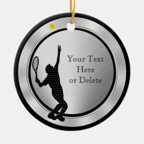 Personalized Tennis Ornaments for Men
