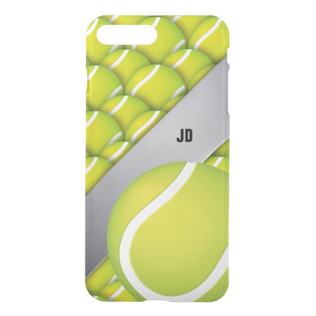 Personalized Tennis Pattern | Sport Gifts Uncommon iPhone Case (Back)