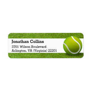 Personalized Tennis Pattern | Sport Label