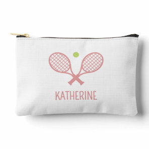 Personalized Tennis Player Custom Name Tennis Accessory Pouch