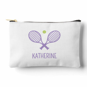 Personalized Tennis Player Custom Name Tennis Accessory Pouch