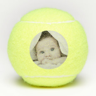 Personalized Tennis Player Custom Photo  Tennis Balls