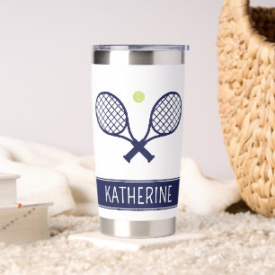 Personalized Tennis Player Tennis Captain Coach Insulated Tumbler