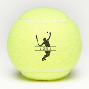 Personalized Tennis Player Themed Custom Name Balls