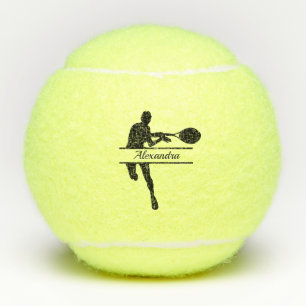 Personalized Tennis Player Themed Custom Name Balls