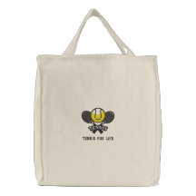 Personalized Tennis Rackets and Ball embroidered