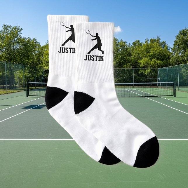 Personalized tennis socks gift for player or coach (Creator Uploaded)
