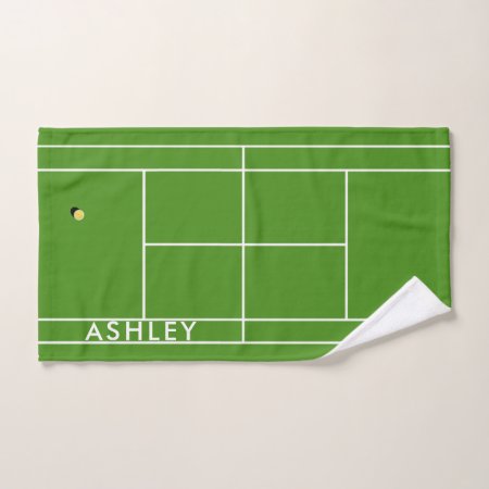 Personalized Tennis Sports Towel