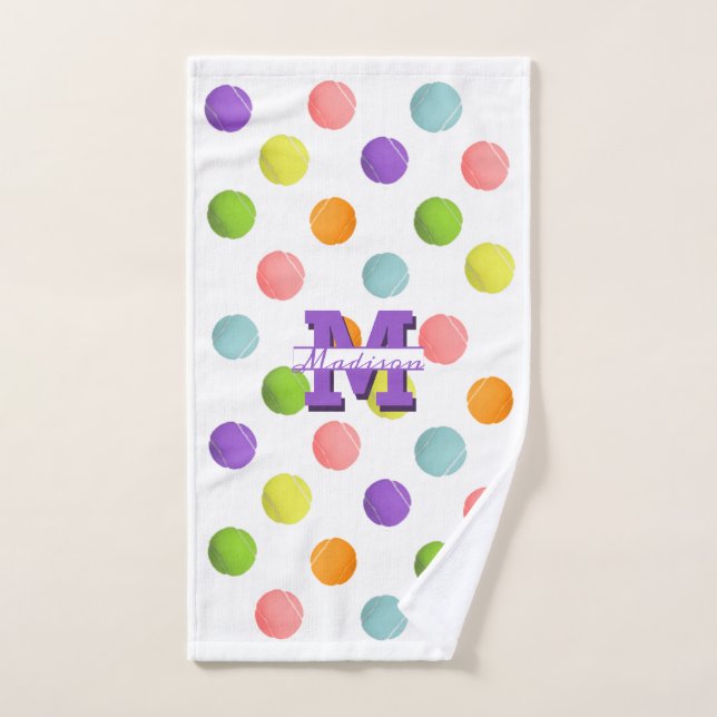 Personalized Tennis Sports Towel (Hand Towel)