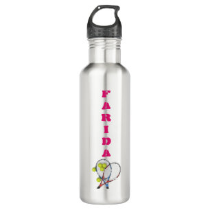 Personalized Tennis Stainless Steel Water Bottle