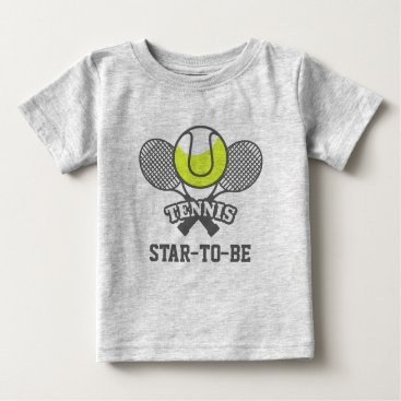 Personalized Tennis Star baby romper