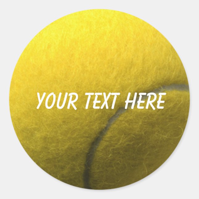 Personalized Tennis Sticker (Front)