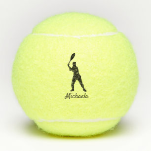 Personalized Tennis Theme Custom Player Name Balls