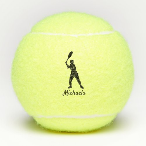 Personalized Tennis Theme Custom Player Name Tennis Balls