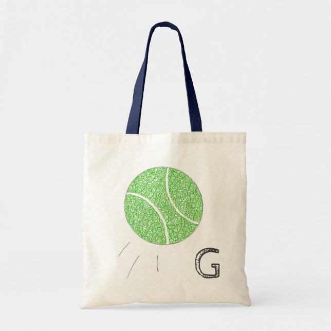 Personalized Tennis Tote Bag (Front)