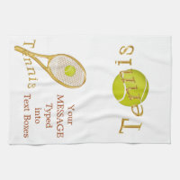 11 GREAT COLORS Personalized 11"x18" Tennis Towel 