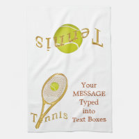 Modern Monogram Personalized Boho Kitchen Towel