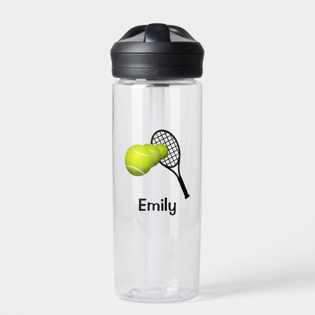 Personalized Tennis Water Bottle (Front)