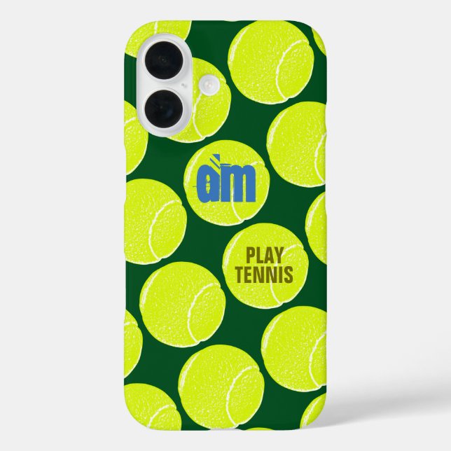 Personalized Tennist Case-Mate iPhone Case (Back)