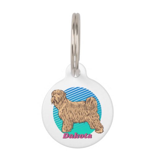 Personalized Terrier Breed Dog Lover Custom Text Pet ID Tag