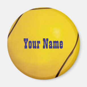Personalized Tether Ball Magnet