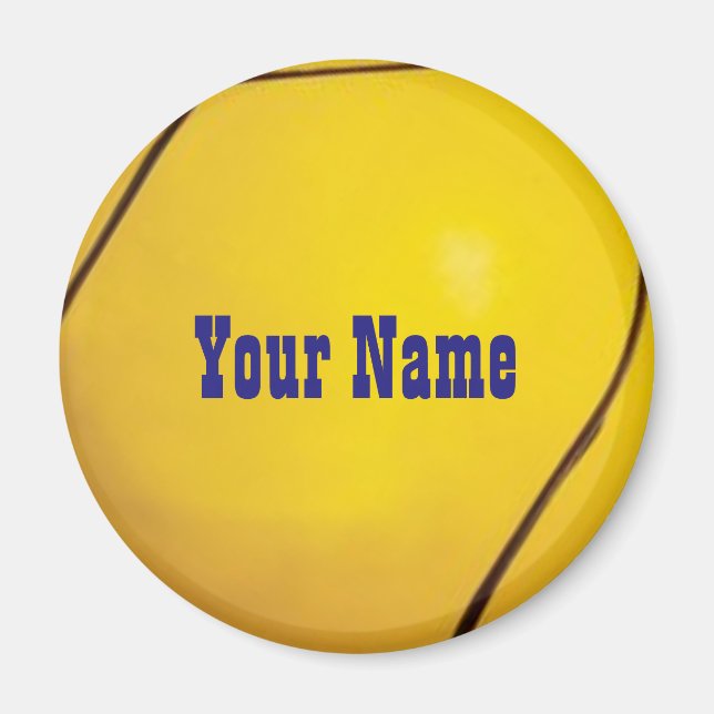 Personalized Tether Ball Magnet (Front)
