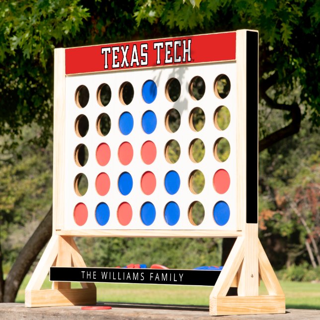 Personalized Texas Tech Fast Four (Lawn)