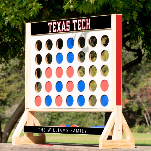 Personalized Texas Tech Fast Four (Lawn)