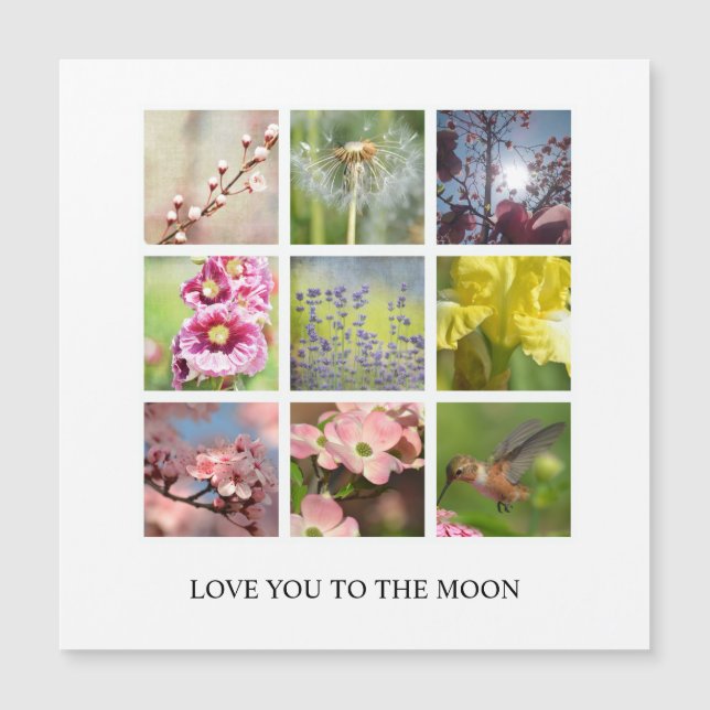 Personalized Text and Photo Collage (Front)