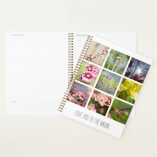 Personalized Text and Photo Collage Planner (Display)