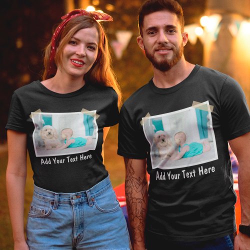 Personalized Text And Photo T_Shirt