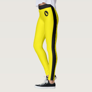 Personalized Text Cat Lover Pet Mom Yellow Black  Leggings