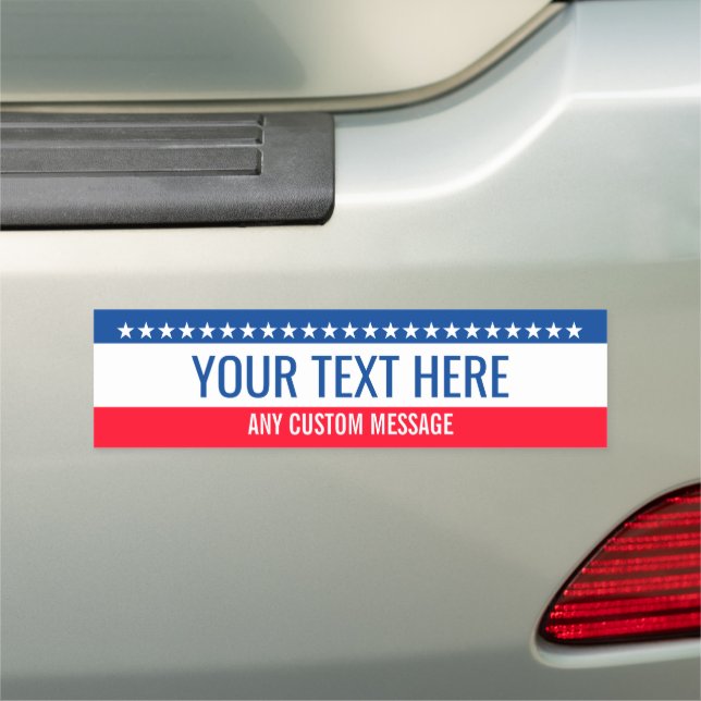 Personalized Text Design Your Own Custom Car Magnet (In Situ)