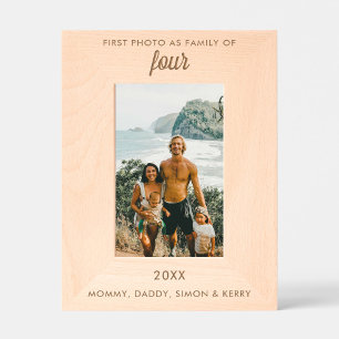 Personalized Text Engraved First Family Photo Frames