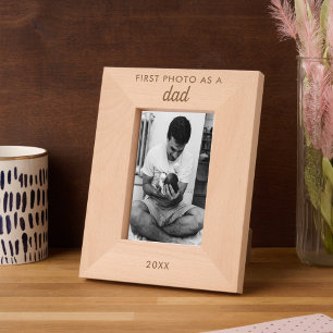 Personalized Text Engraved First New Dad Photo