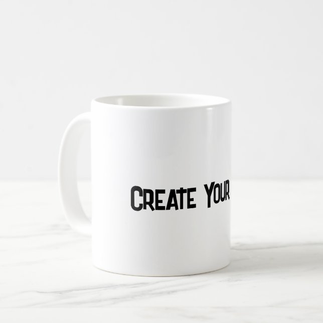 Personalized Text Everyday Sipping Drinkware-Cups Coffee Mug (Front Left)