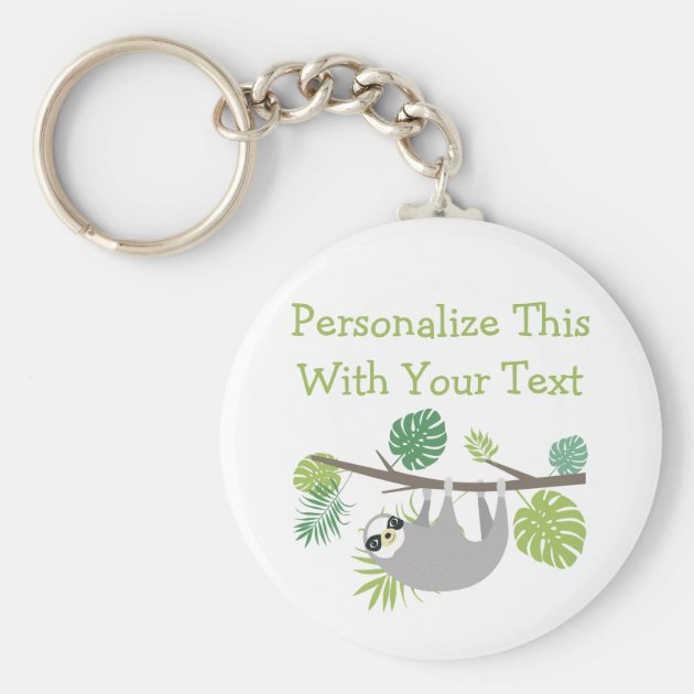 sloth keychain