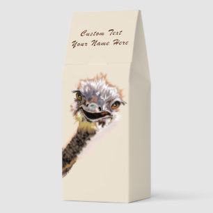 Personalized Text Funny Ostrich Roasted Coffee