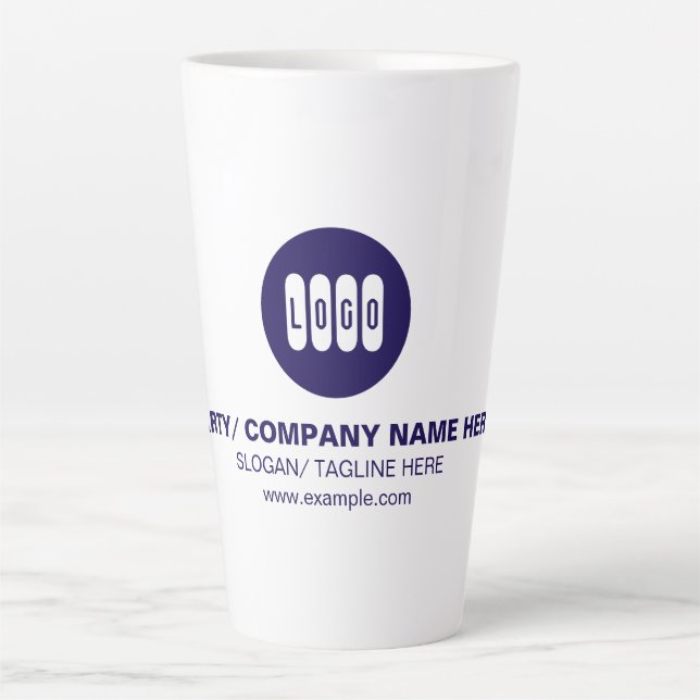 Personalized Text or Design Latte Mug (Front)