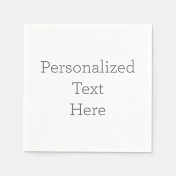 Personalized Text Paper Napkin by zazzle_templates at Zazzle