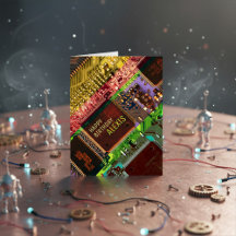 Personalized Text & Photo Geeky Fun Birthday Card