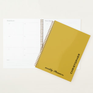 Personalized Text Planner Elegant Custom