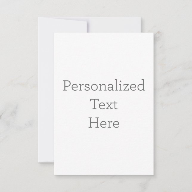 3.5" x 5" Flat Thank You Card (Front)