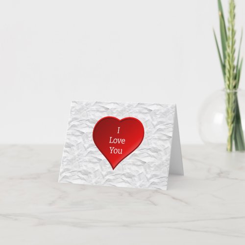 Personalized text Valentiness day card