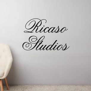 Personalized Text Wall Decal