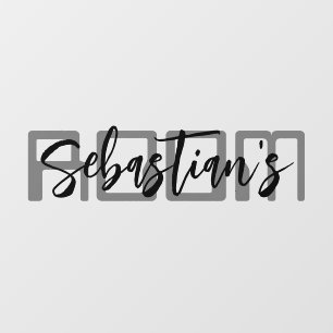 Personalized Text Wall Decal 