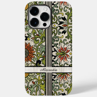 Personalized Texture Background Damask Case-Mate iPhone 14 Pro Max Case